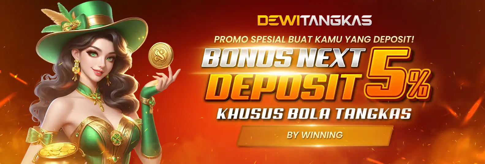 BONUS DEPOSIT 5% BOLA TANGKAS BY TURNOVER