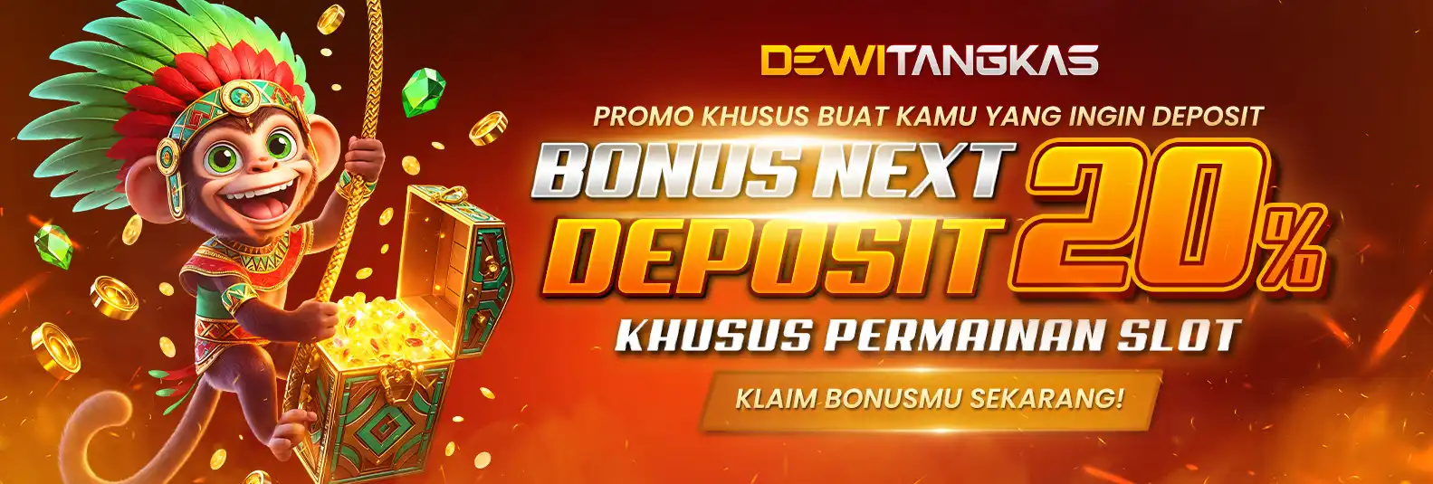 BONUS DEPOSIT 20% SLOT